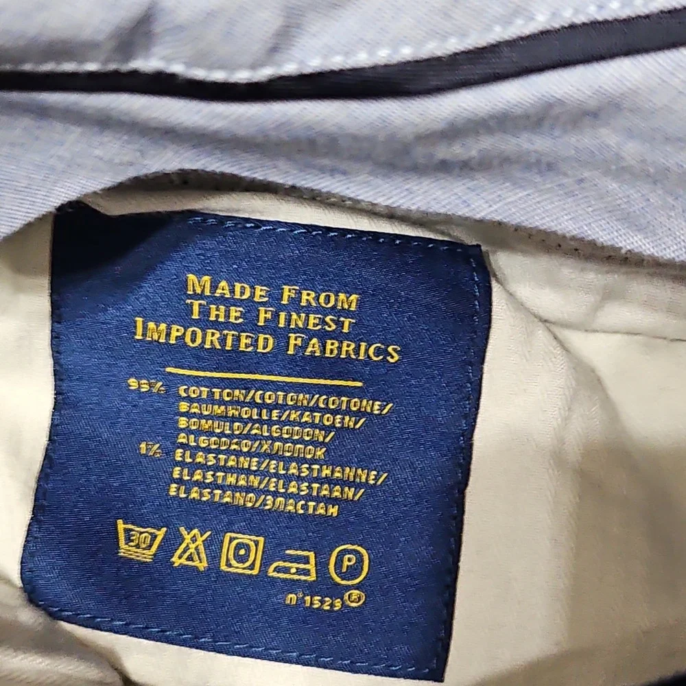 Polo Ralph Lauren Navy Blue Corduroy Pants Classic Fit Mens 50B x 30